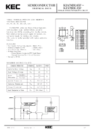 Datasheet KIA78DL05F manufacturer KEC